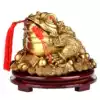 Juyuan Pavilion Golden Toad lucky desktop ornaments brass three-legged three-legged toad shop opening Chinese gift with base