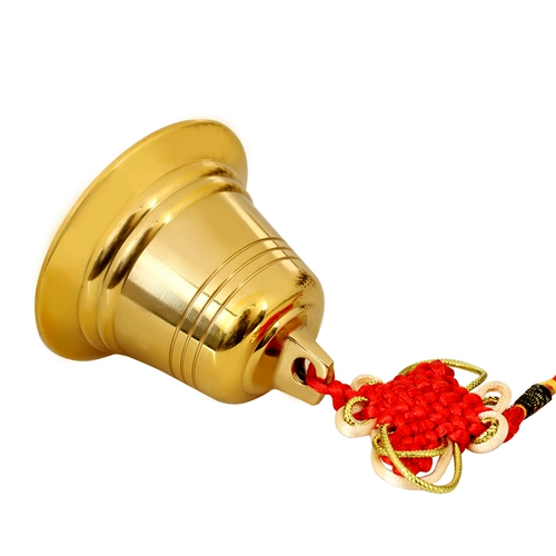 聚缘阁 Латунный колокольчик, маленькая ретро подвеска, аксессуар, китайский стиль