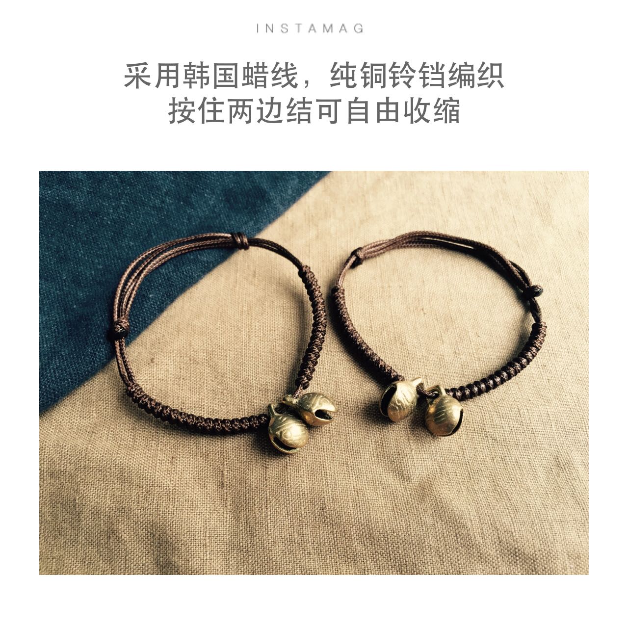 [Đặc biệt hàng ngày] retro thuần đồng vòng chân nữ chuông nữ trang sức đơn giản vòng tay nữ bạn gái gió quốc gia hoang dã - Vòng chân vòng đeo chân cho nữ