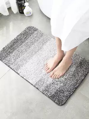 Powder room door mat door mat entrance home bedroom carpet kitchen bathroom absorbent foot mat bathroom non-slip mat