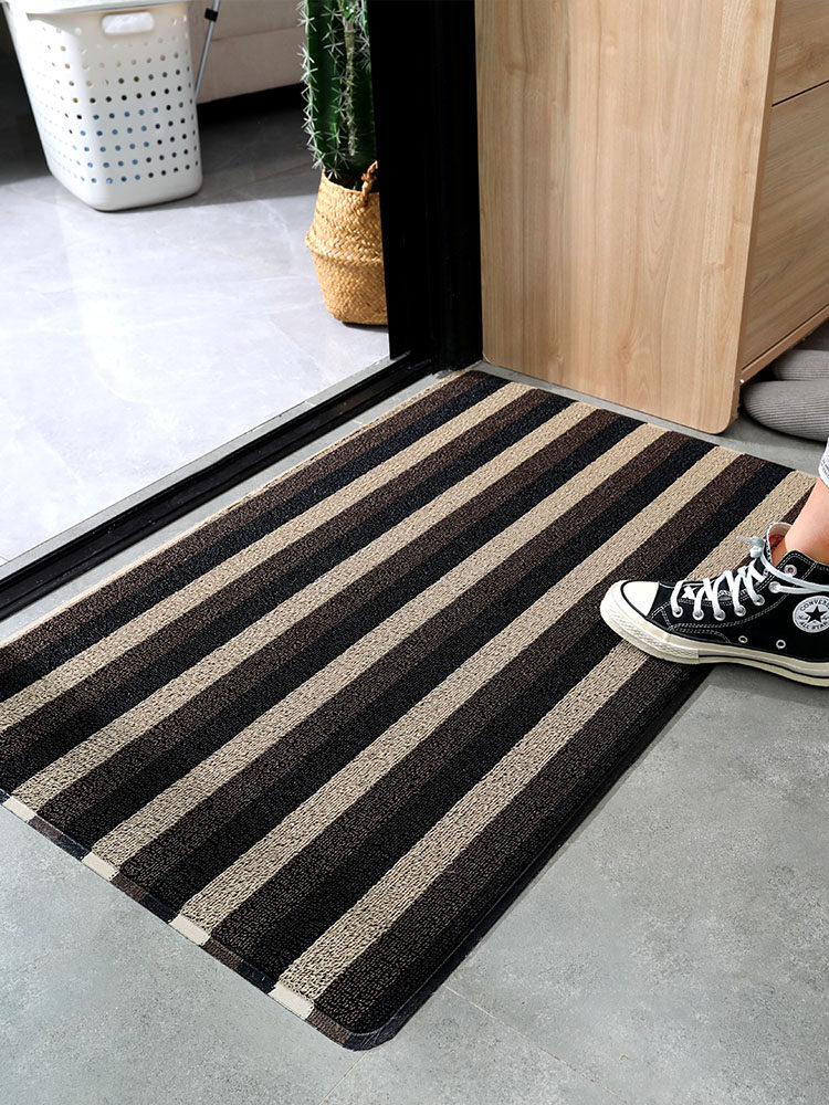 Home door mat Household door entrance carpet door door outdoor rub soil mat Non-slip wear-resistant into the door mat