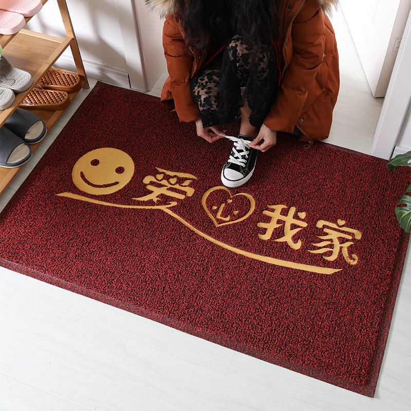 Entrance mat wire ring door inlet mat inlet pad in the soil pad PVC plastic door mat