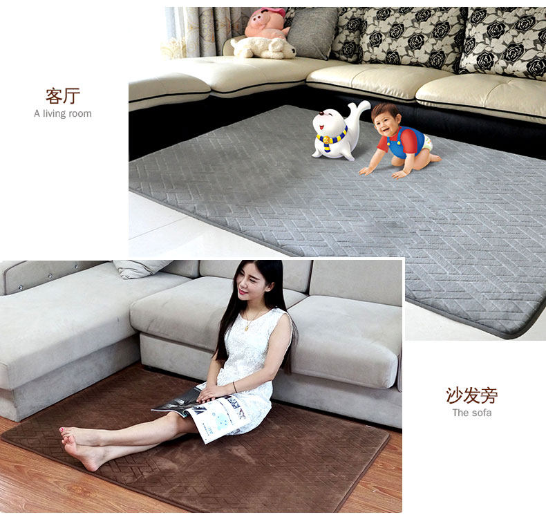 斯美儿 吸水防滑地垫 40x60cm 图4