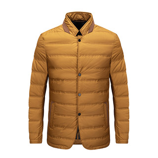 Niaojia Cut-Label Stand-Collar down Jacket for Men, Loose Sleeves, Youth Style, White Duck Down, Fashionable Casual Top 94073