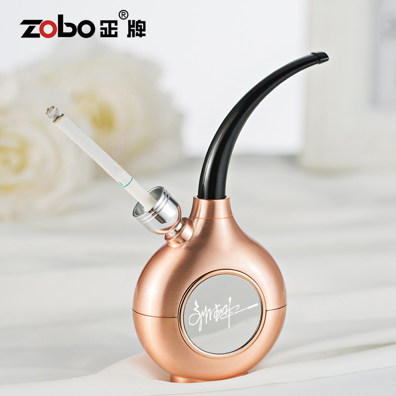 ZOBO positive plate smoking bucket water smoke pipe full set of water smoke pot water tobacco pipe tobacco pipe filter cigarette holder smoke pot free lettering