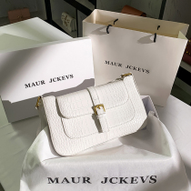 Hong Kong MaurJckevs leather French niche design baguette armpit bag women 2021 new fashion shoulder bag