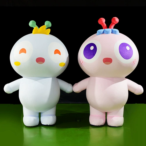 Надувная плюшевая мультяшная милая кукла, талисман, делается под заказ