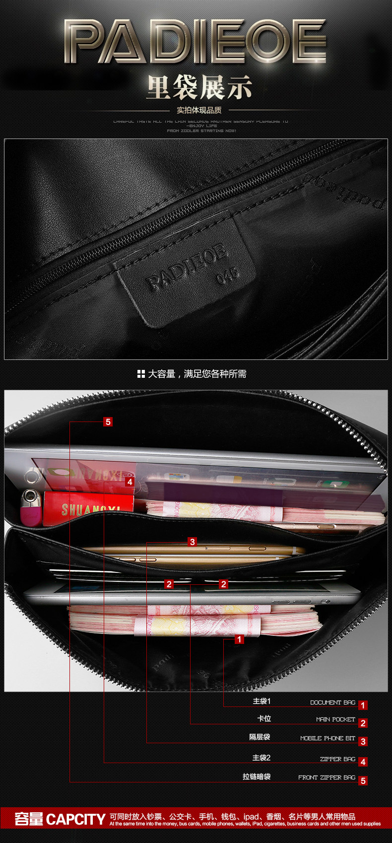 Sac pour homme - Ref 54189 Image 21