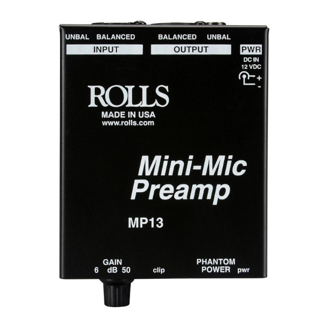 ROLLS Microphone Amplifier Microphone Amplifier Talk MP13