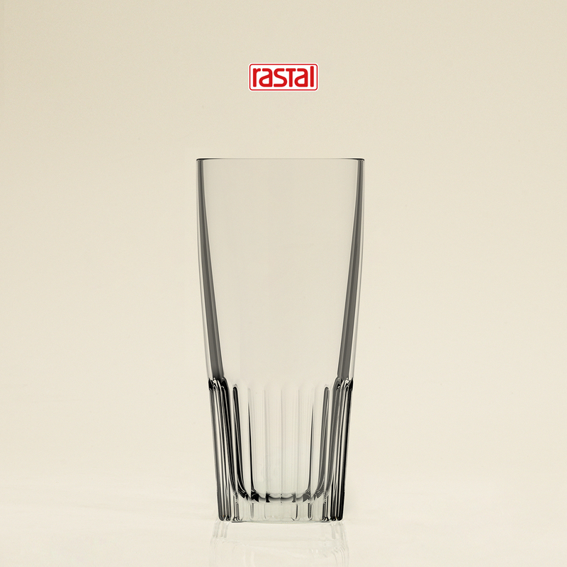 German Rastal Craft Beer Glass Jaro Striped Glass Lambic Sour Beer Straight Glass Can Be Processed and Printed with Logo