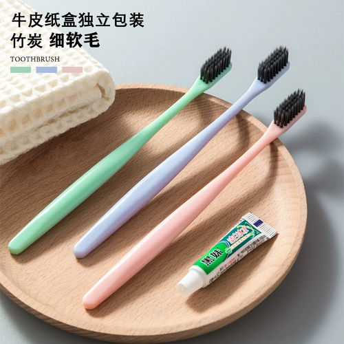 Одноразовая зубная щетка для домашнего использования, мягкая зубная паста, 20 шт