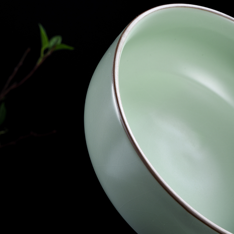 Your up large open piece of Your porcelain kung fu tea set tea wash to elder brother up accessories household ceramic bowl writing brush washer tea taking with zero
