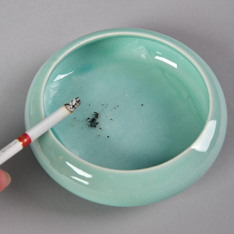 Ceramic creative ashtray move fashion wind large home office continental tide restoring ancient ways is the ashtray