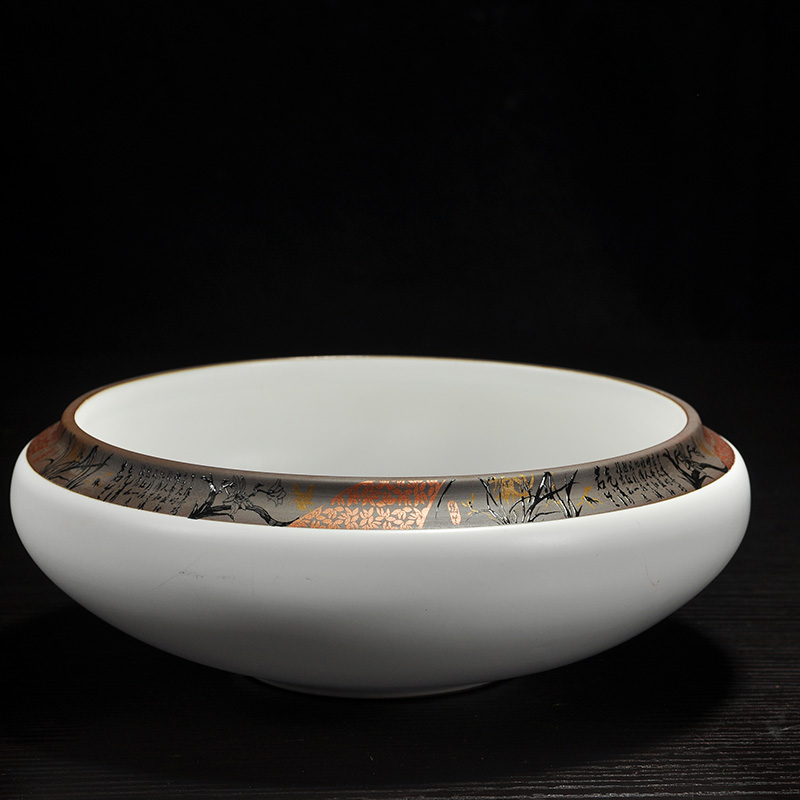 Howe cheung kung fu tea tea accessories cup for wash the writing brush washer wash tea brother your up up ceramic tea