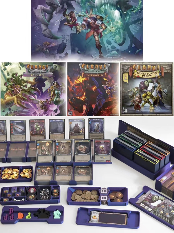 Footsteps Storage Supports Underground Tombs, Nests, and the Underground World. Party Expansion Supports 20 Card Sleeves