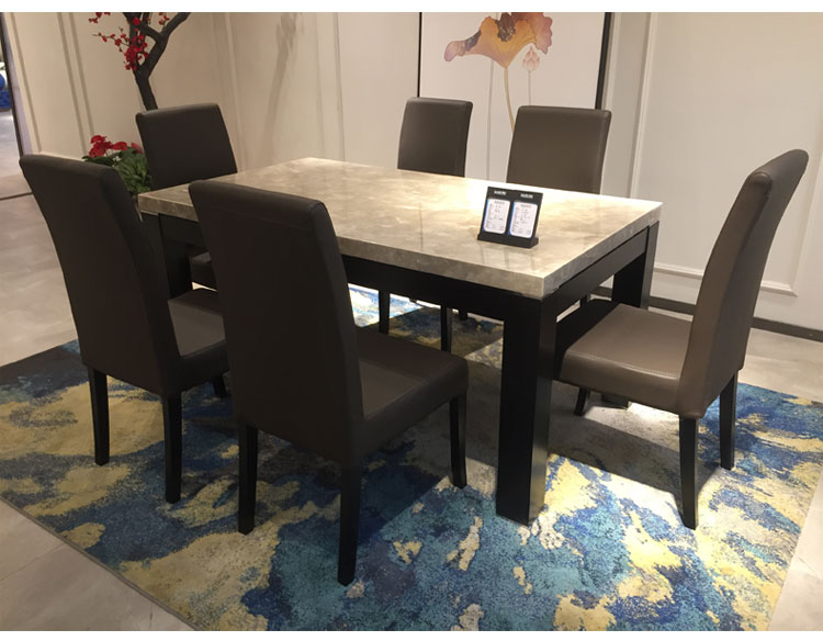 Travertine tự nhiên tủ TV bàn cà phê kết hợp Persia xám đá cẩm thạch khả năng mở rộng tủ gỗ sồi đen hiện đại nhỏ gọn 1198 - Buồng tủ quần áo nhỏ