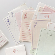 Rose Ocean North Island Holiday sticky book simple salt ins Wind Korean message memo diy note note paper