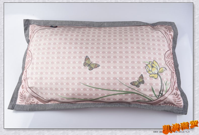 Mùa hè Gối Bìa Tre Mat Gối Mùa Hè Rendezvous Gối Gối Tre Trường Hợp Mùa Hè Băng Lụa Mát Pillow Case Pair 2