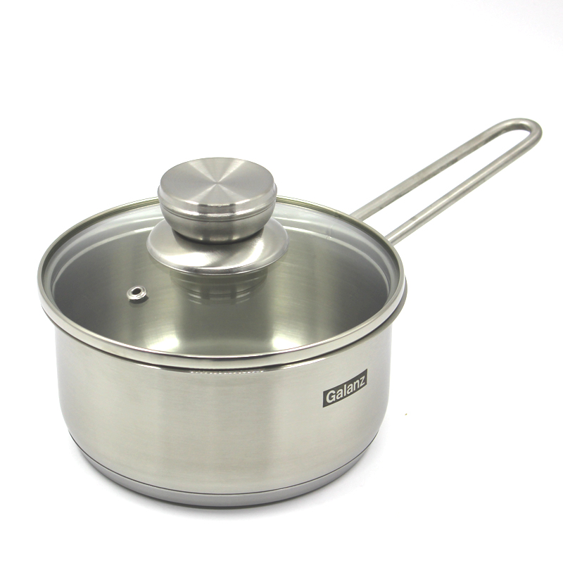 Galanz Galanz 16cm three-layer composite bottom milk pot small soup pot induction cooker light wave furnace gas furnace available
