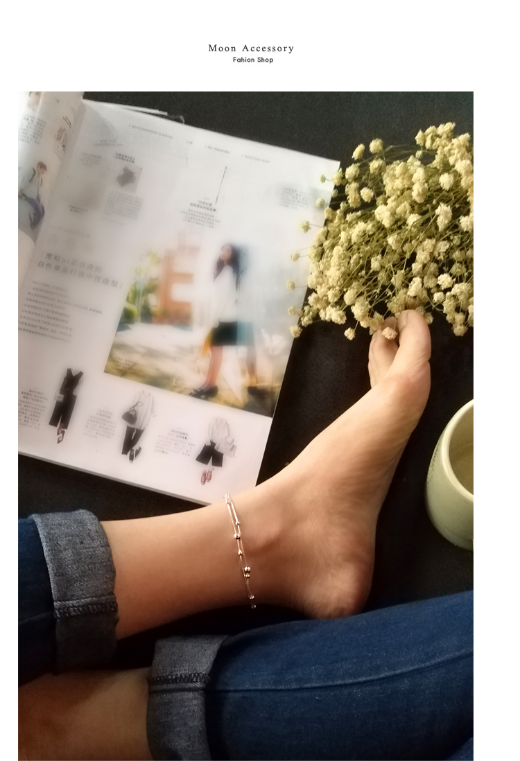 Chaine de cheville Femme OTHER   en Argenterie - Ref 3101560 Image 8