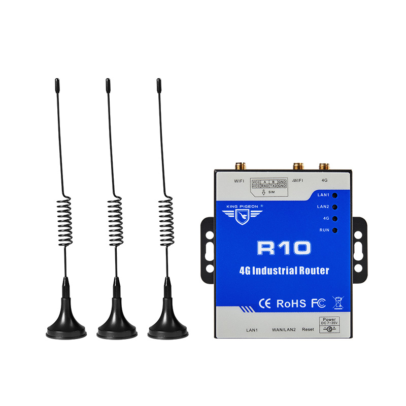 Industrial Router 1 Way WAN port 1 Way LAN kou RS485 turn 4G Wireless WiFi Site Film Monitoring Equipment