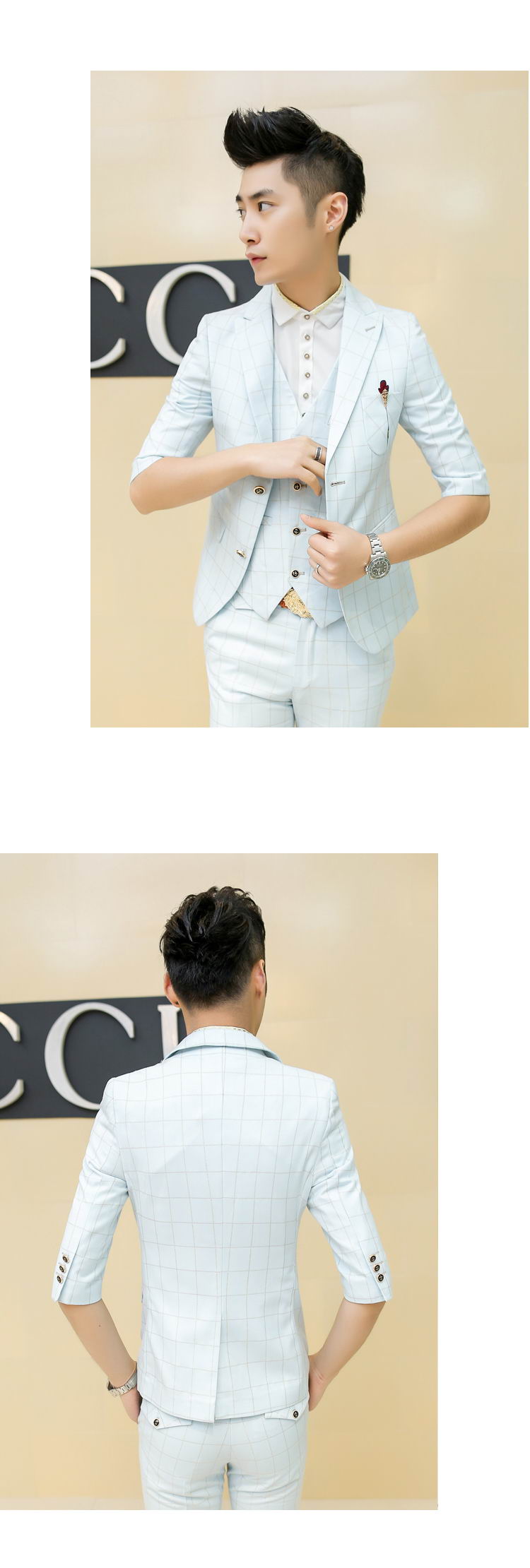 Costume homme en coton pour été - Ref 1573470 Image 19
