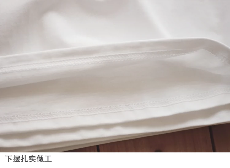 (Mua một tặng một) Áo sơ mi cotton cổ tròn nặng 200g Nhật Bản không thấm nước, áo thun trắng nam không thấm nước
