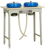 Shanghai metallographic PG-2 double disc double speed metallographic sample polishing machine double head vertical metallographic polishing machine