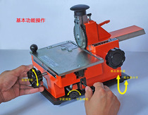 Nameplate manual marking machine stamping machine steel printing machine metal signage printer smashing number plate marking gear