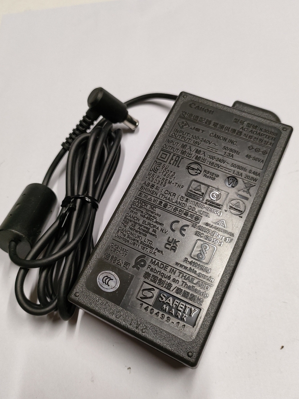 Factory Original Canon Ip100 Ip110 Ip90 I80 I70 Portable Printer Power Cord 16V1.3A