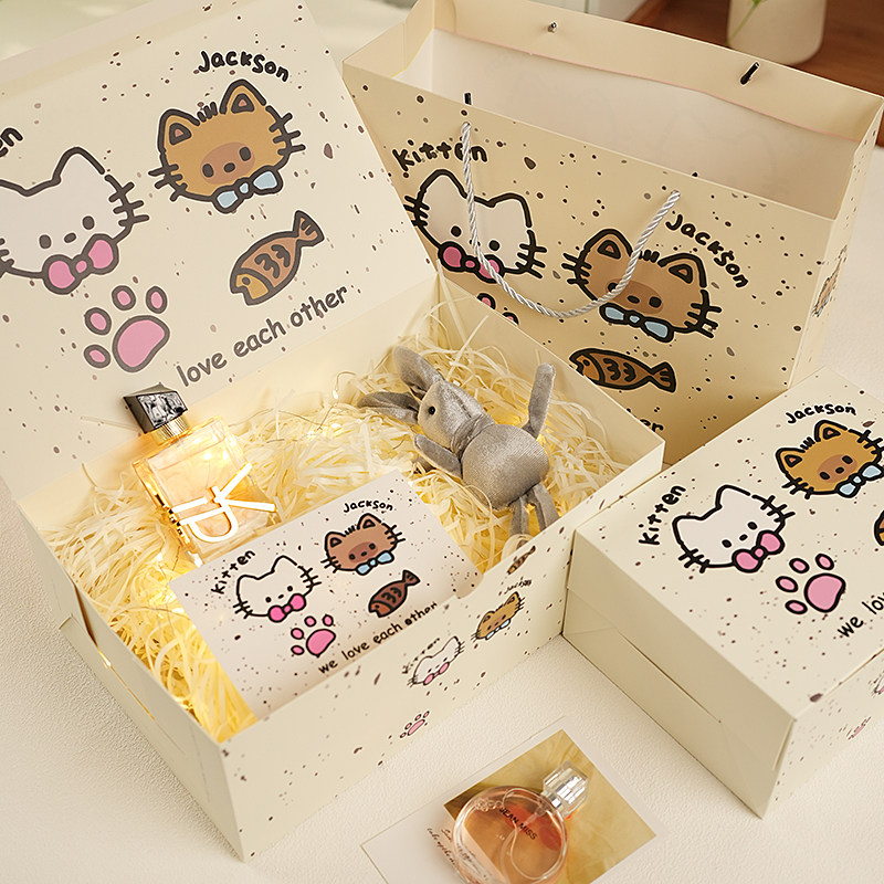 国際女性デーギフトボックス、ギフトボックス、包装箱、空き箱、ガールフレンド/妻へのギフト、誕生日ボックス、Tシャツや化粧品を入れることができます