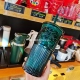 Зеленый стеклянный стакан, 550 мл