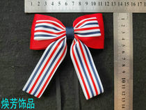  La La Fuck parent-child annual meeting Bow tie collar flower bow Red song collar flower chorus service work clothes accessories Full mail