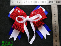  Flower Ball La La Exercise Aerobics Headdress Hair Accessories Headdress Hairpin Hairband Chest decoration Navy bow Full mail discount