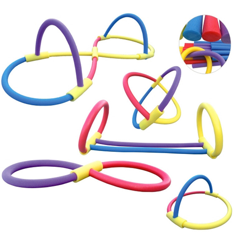 Solid Nursery Gymnastics Sponge Stick Ring Foam Noodle Colored Stick Soft Stick Children Toys Parent-child Game Stick