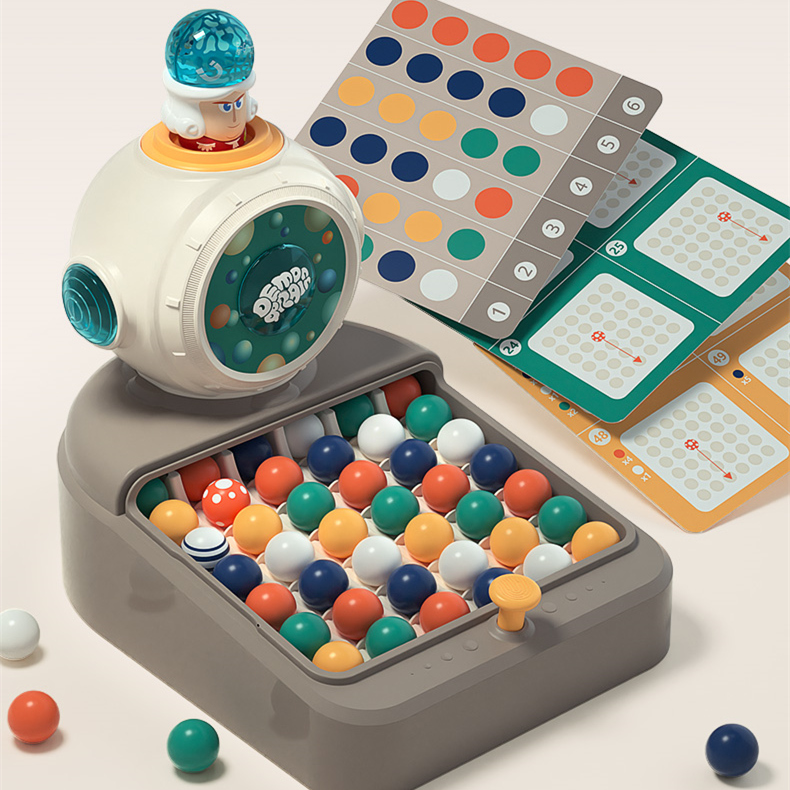 Teppel's 3-6-year-old rainbow racer children's toy parent-child interactive family table tours Puzzle Devil-Taobao