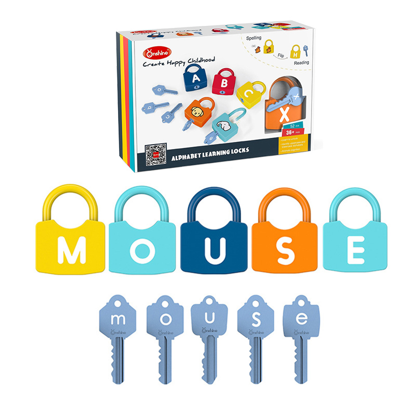 Onshine unlocks toys 2 - 4 year old baby digital letter keys paired with Mons Children's early education aids