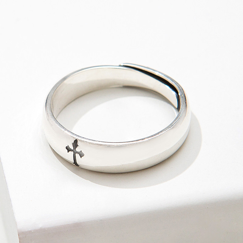 Bague homme      en Argenterie - Ref 3088130 Image 4