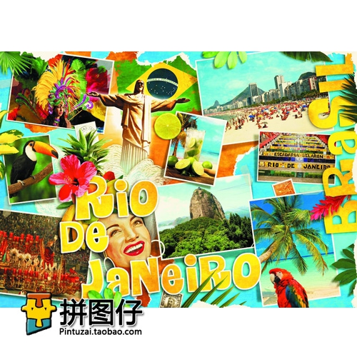 (special price) German Schmidt 3000 slices of 58185 adult imported puzzle Rio de Janeiro 