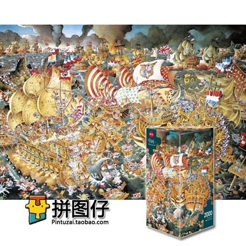 German Heye 2000 film 29795 adult imported puzzle Trafalga Battle