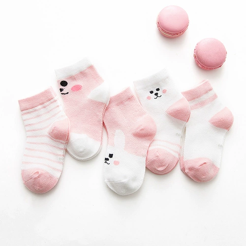 Летние носки для раннего возраста подходит для мужчин и женщин для девочек, средней длины, 0-5-12 лет