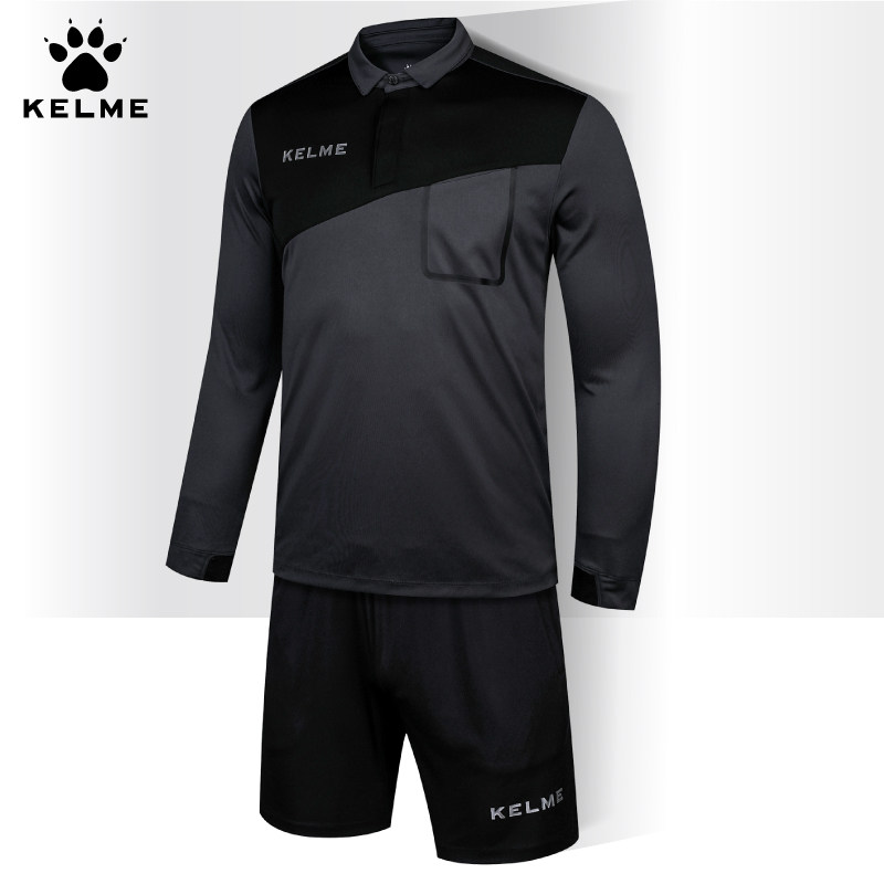 Carme football referee suit long sleeve professional match training referee outfit suit can be printed