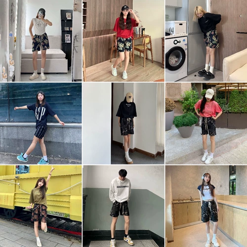 Летние тонкие шорты для отдыха, спортивные пляжные штаны, оверсайз, размер