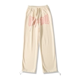 Демисезонные спортивные штаны для школьников для отдыха, в американском стиле, свободный прямой крой