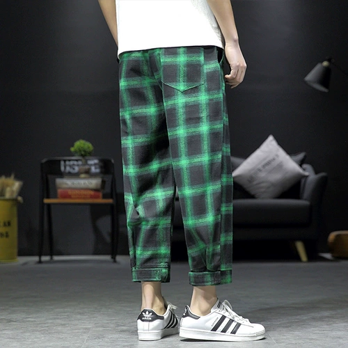 Осенние демисезонные трендовые штаны, большой размер, свободный прямой крой