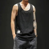 Мужской японский летний жилет, спортивная футболка для спортзала без рукавов, размер
