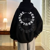 Осенняя утепленная толстовка с капюшоном, куртка, в американском стиле