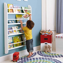 Bean rice baby children cartoon bookshelf locker kindergarten bookshelf modern simple book rack baby bookshelf
