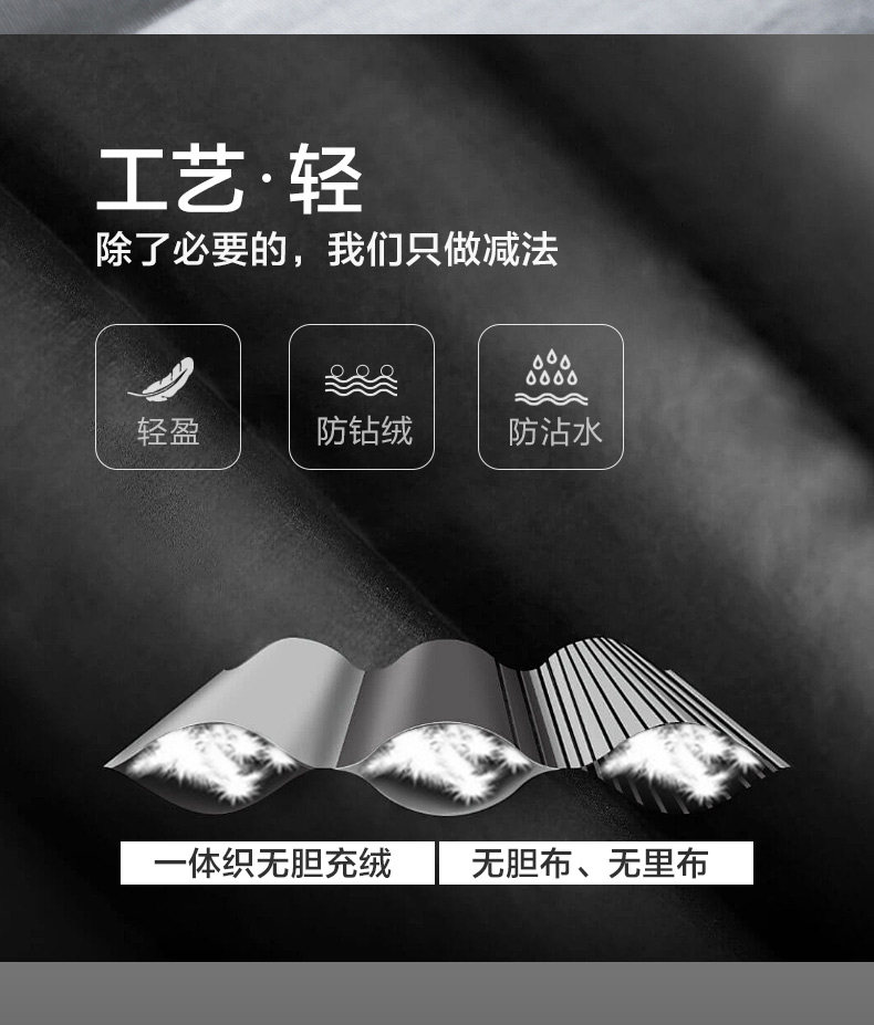 红豆男装 90%鹅绒 男士短款轻薄羽绒服 图11