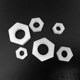 Nylon Nut Hexagonal Lock Nut Nylon Column Screw Nut M2M2.5M3M4M5M6M8M10M12